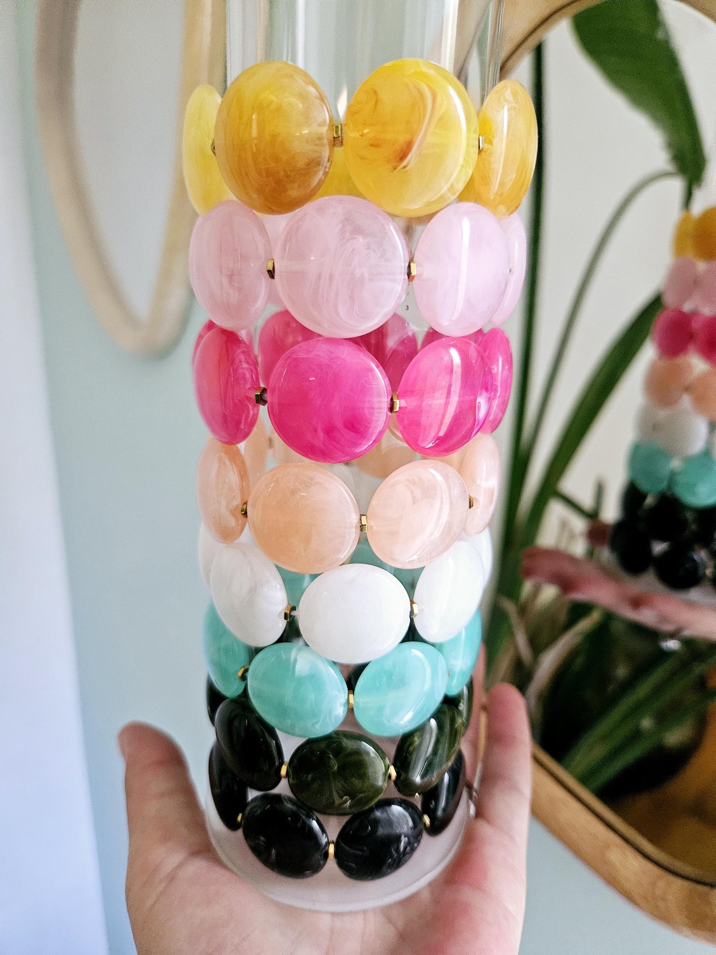 MILA | Bracelet acrylique perles rondes