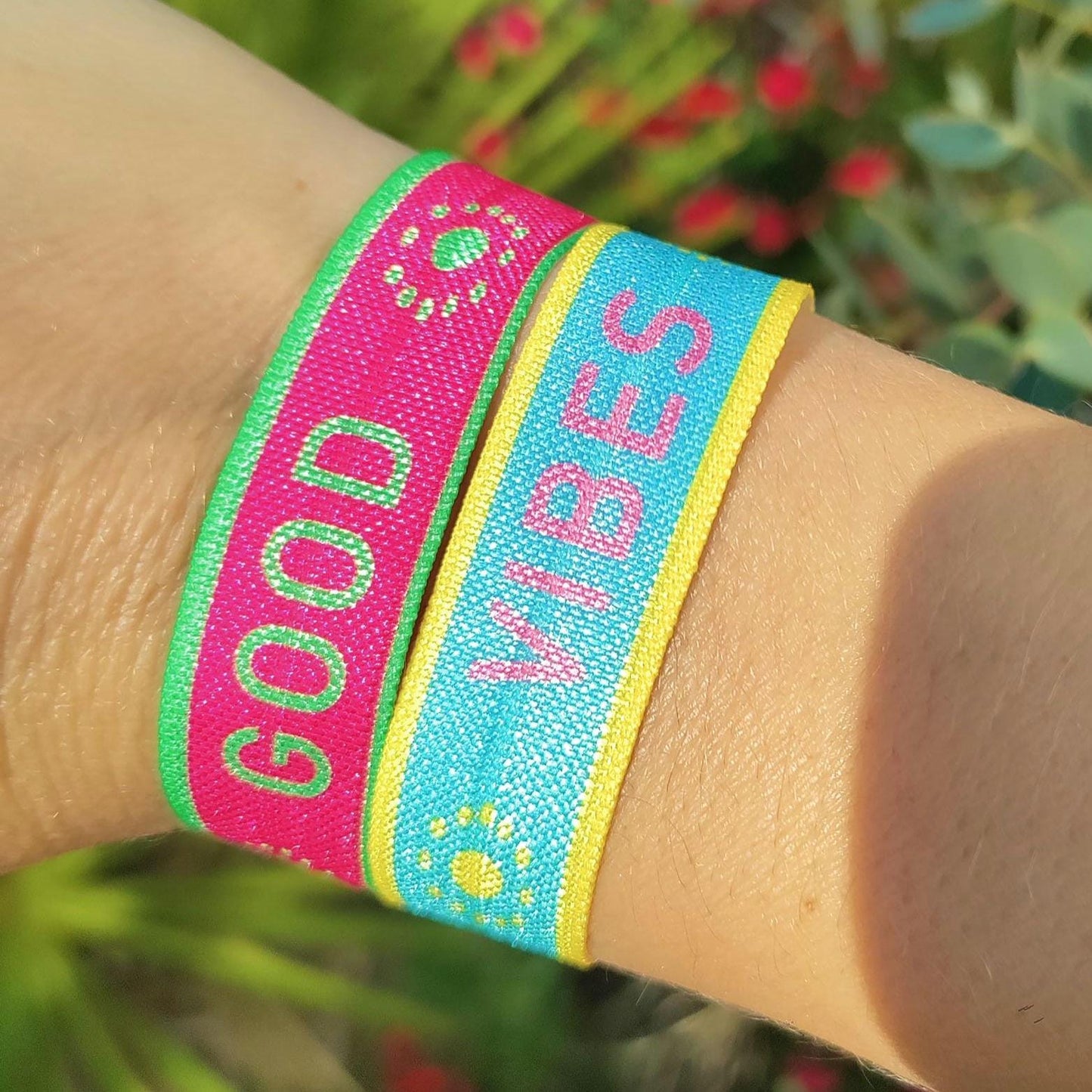 Bracelets rubans élastiques Ibiza Vibes