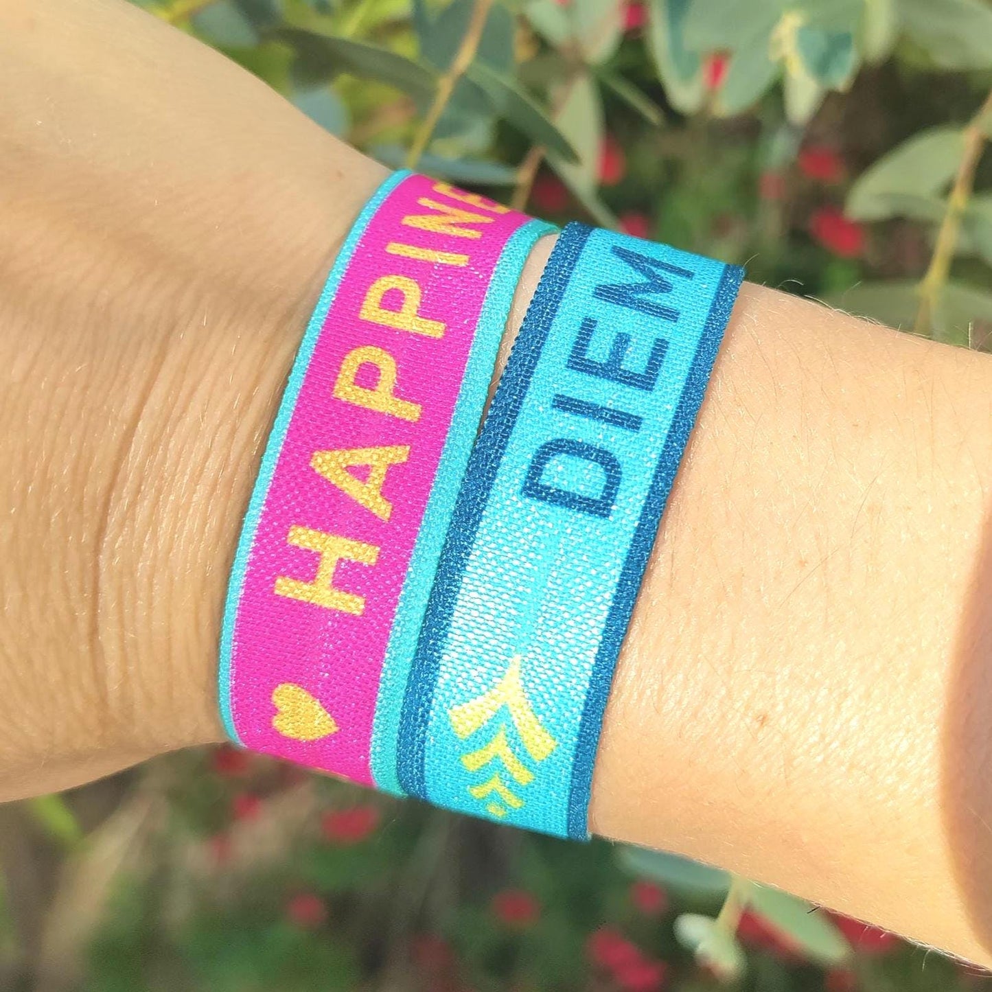 Bracelets rubans élastiques Ibiza Vibes