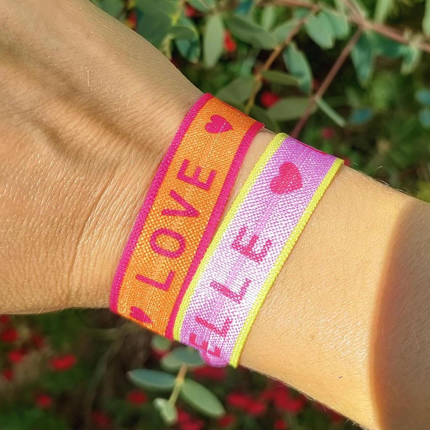Bracelets rubans élastiques Ibiza Vibes