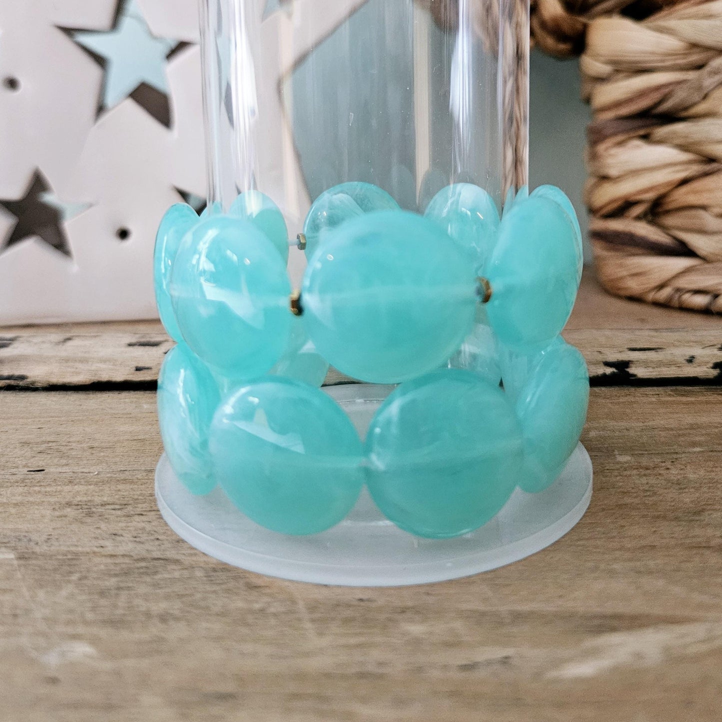 MILA | Bracelet acrylique perles rondes