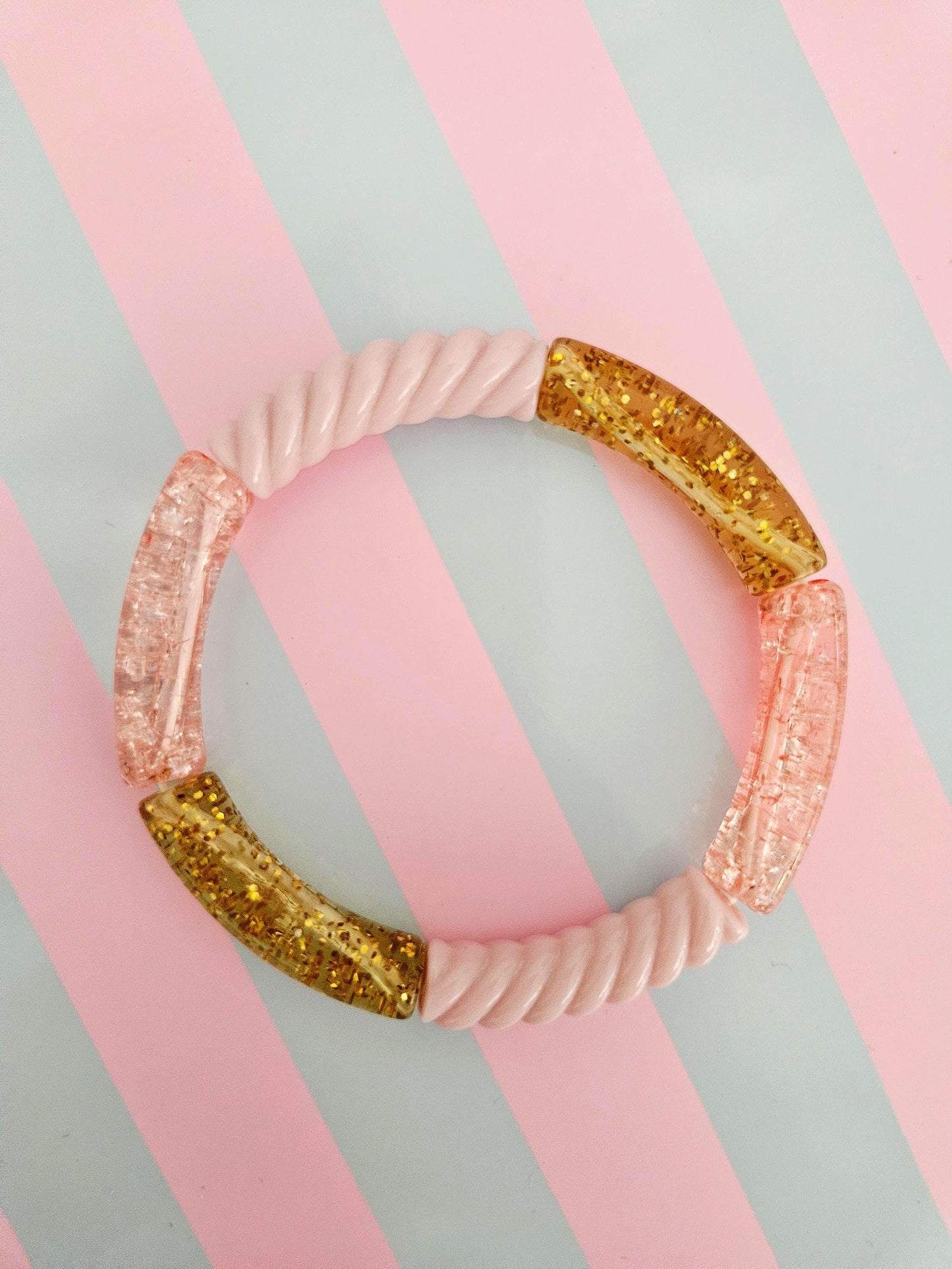 BAHIA | Bracelets jonc bleu et rose