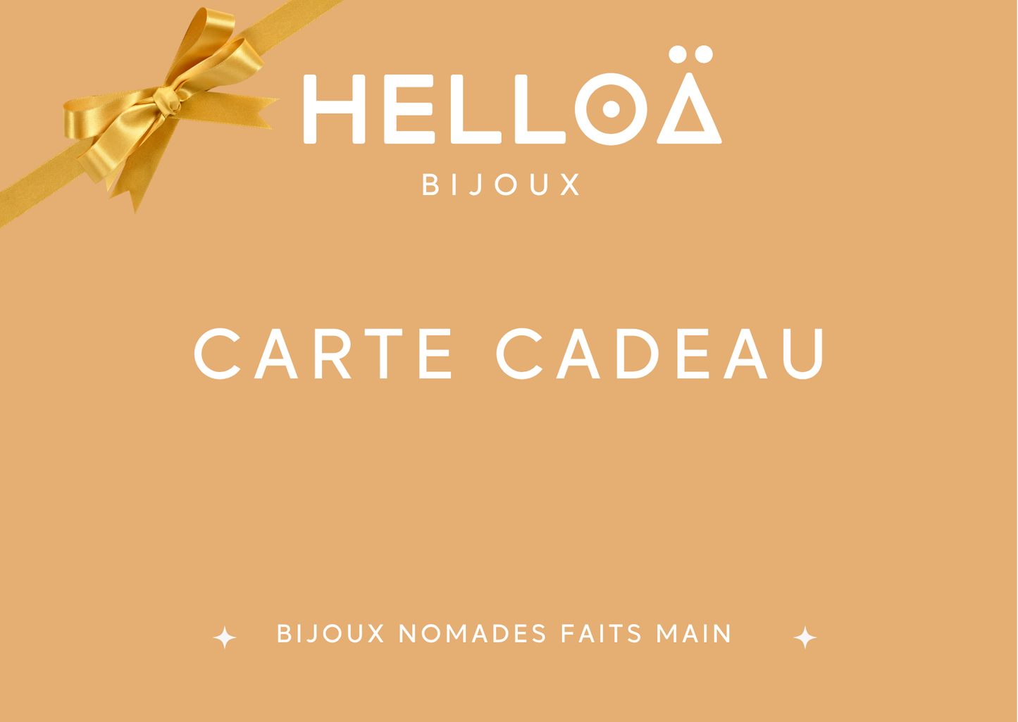 Carte cadeau Helloä bijoux
