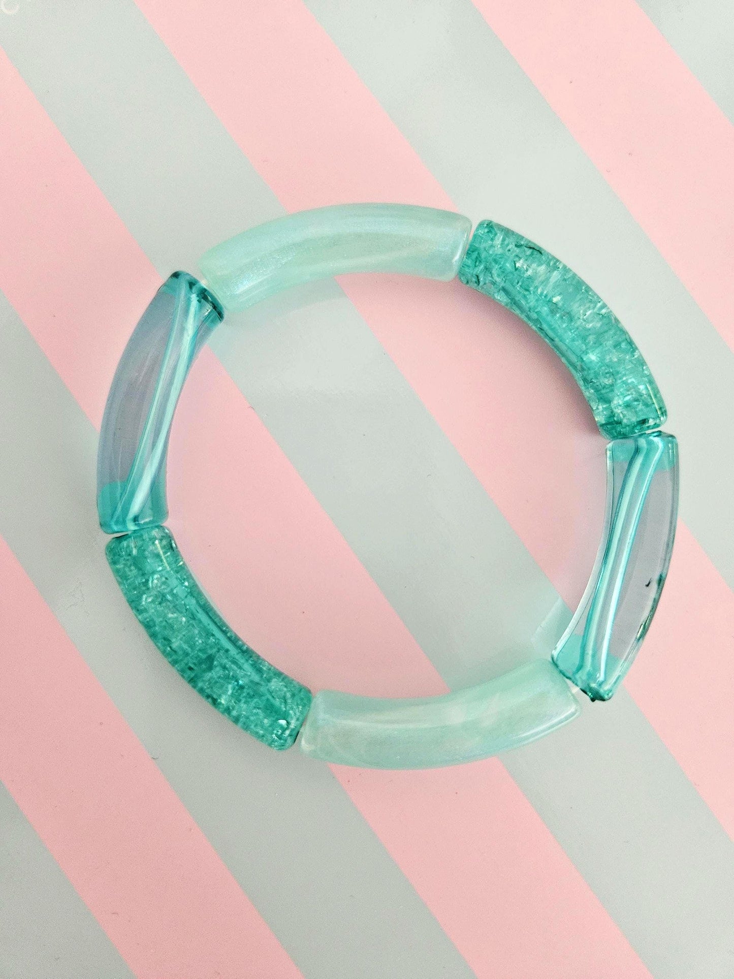 BAHIA | Bracelets jonc bleu et rose