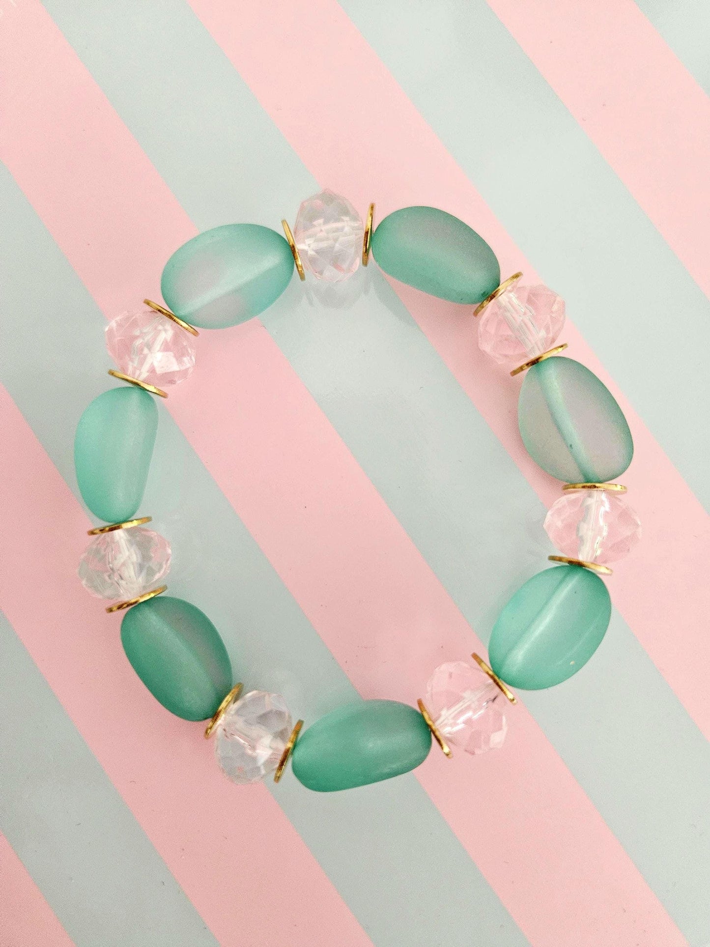 BAHIA | Bracelets jonc bleu et rose