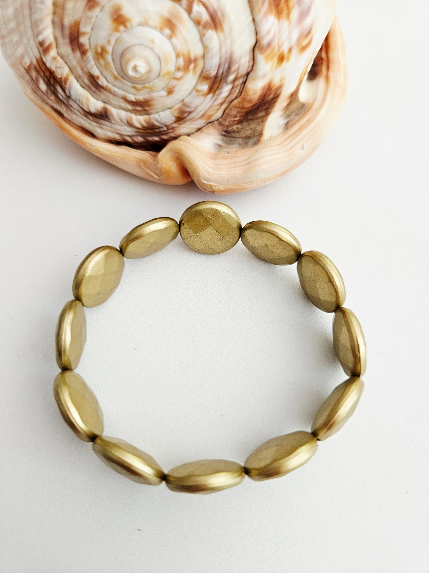 ISAURE | Bracelets acryliques or et orange