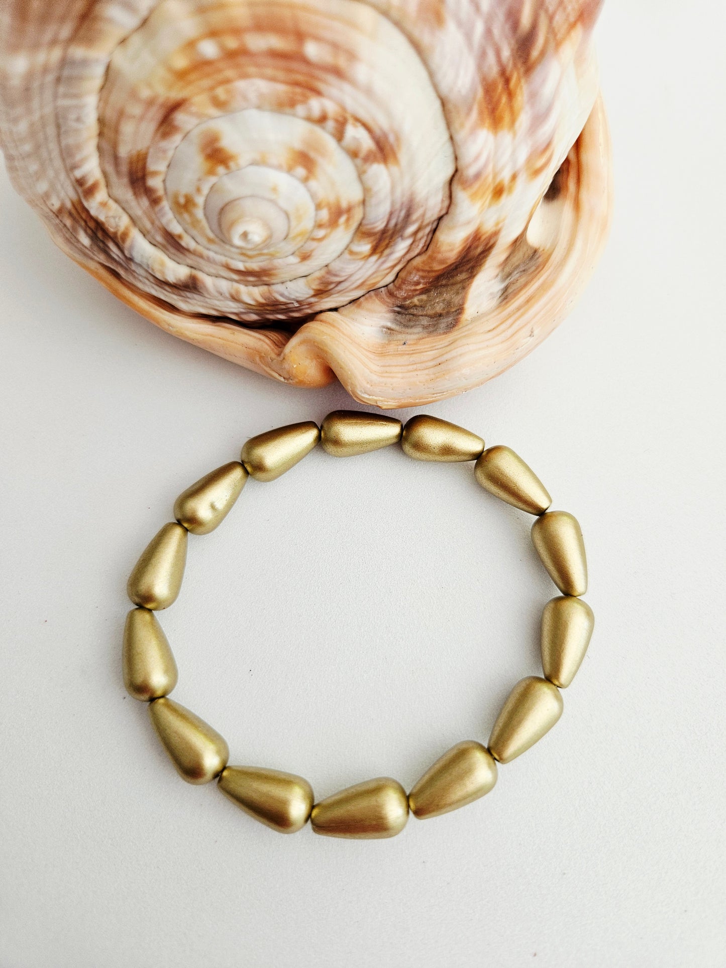 ISAURE | Bracelets acryliques or et orange