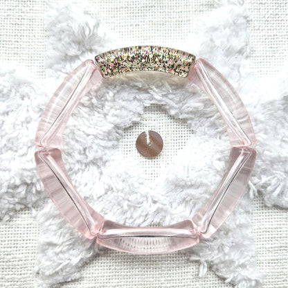 ANNA | Jonc tube rose néon