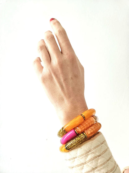 ANNA| MAXI Glow orange et rose