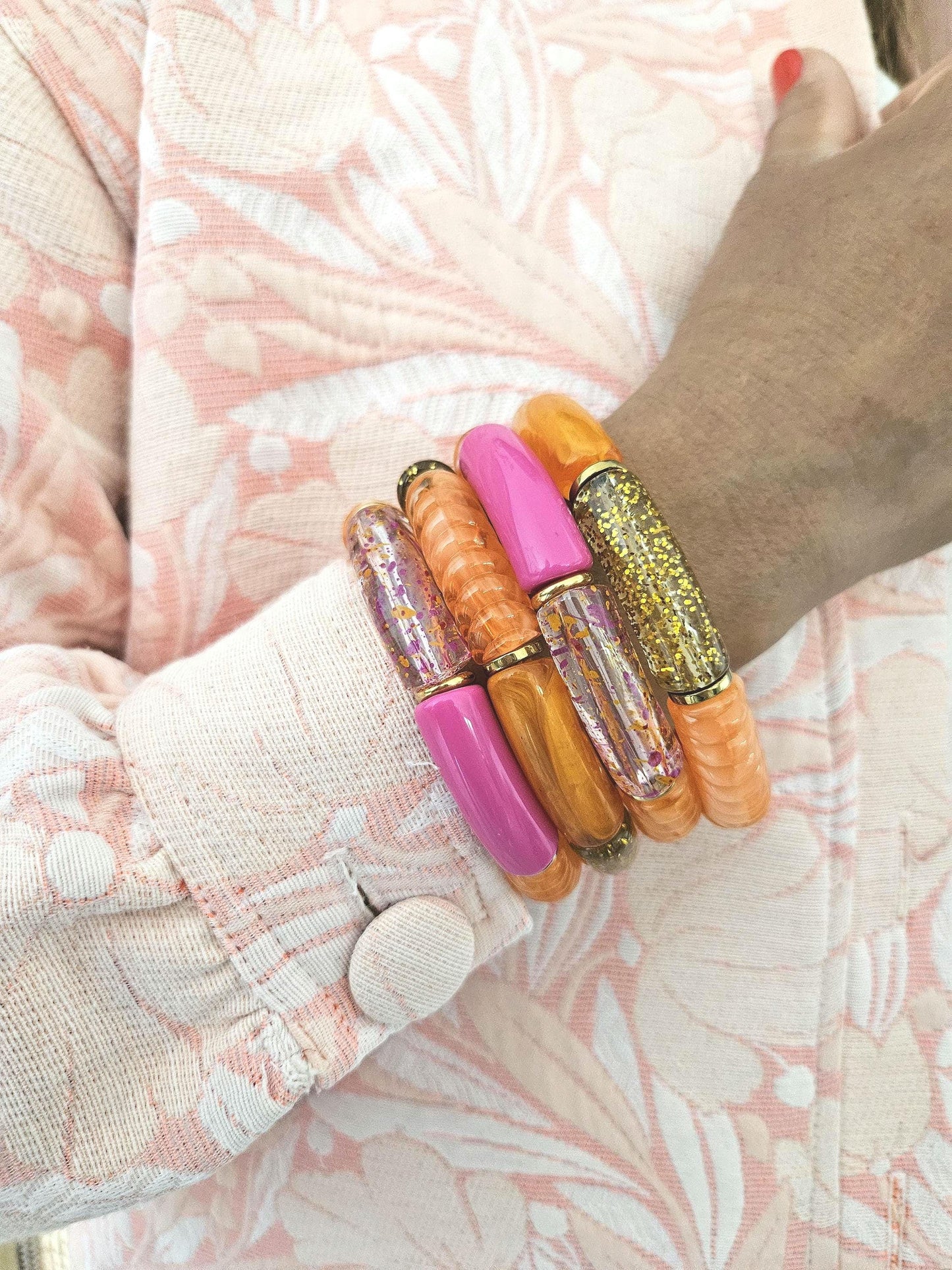 ANNA| MAXI Glow orange et rose