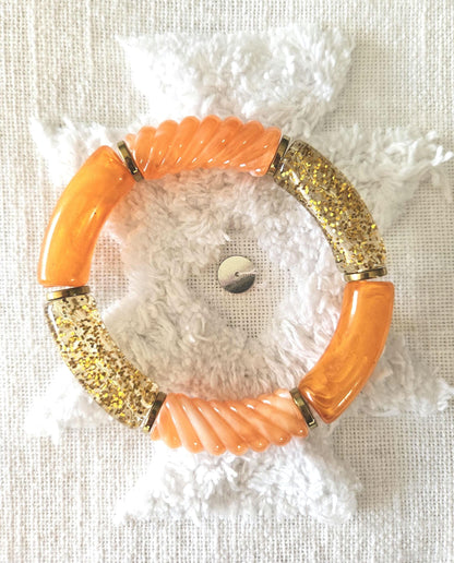 ANNA| MAXI Glow orange et rose