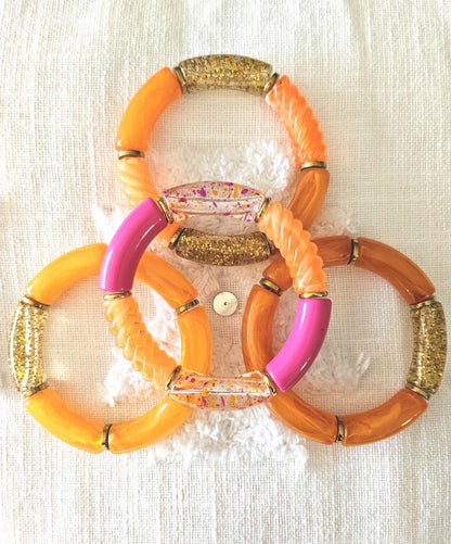 ANNA| MAXI Glow orange et rose