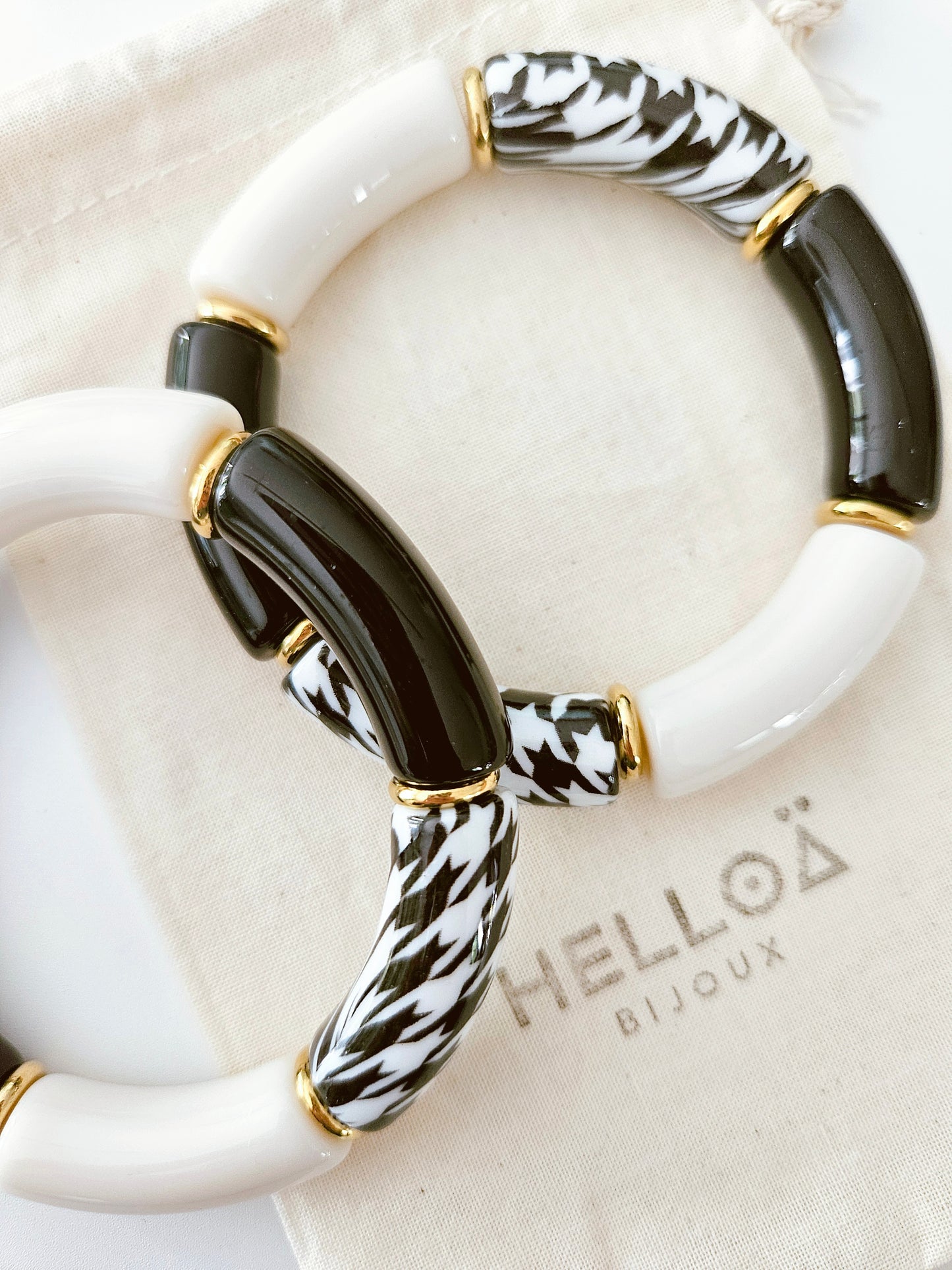 ANNA | Maxi imprimé pied-de-poule