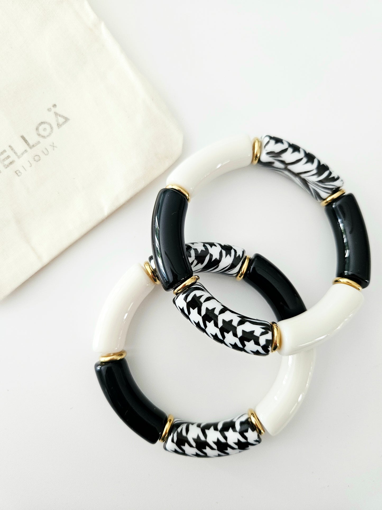 ANNA | Maxi imprimé pied-de-poule