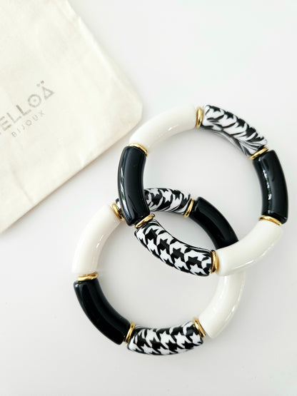 ANNA | Maxi imprimé pied-de-poule