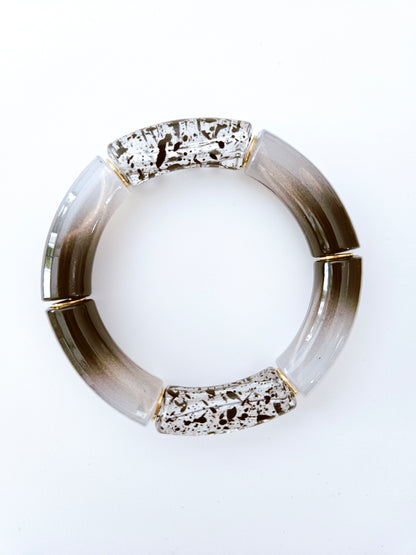 ANNA | Maxi Dégradé Noir et gris