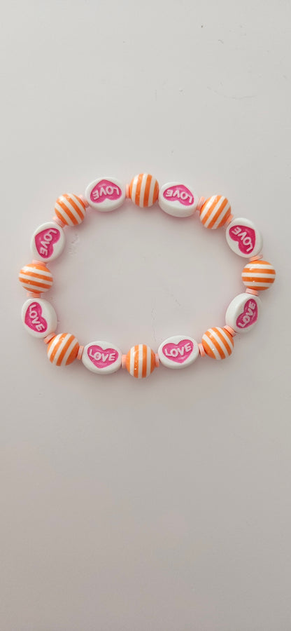 INDILA | Bracelet Love colorés