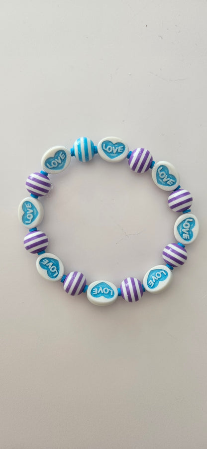 INDILA | Bracelet Love colorés