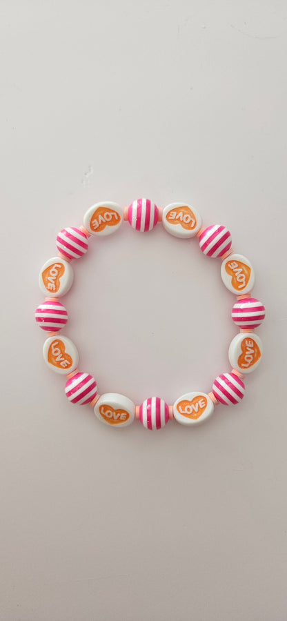 INDILA | Bracelet Love colorés
