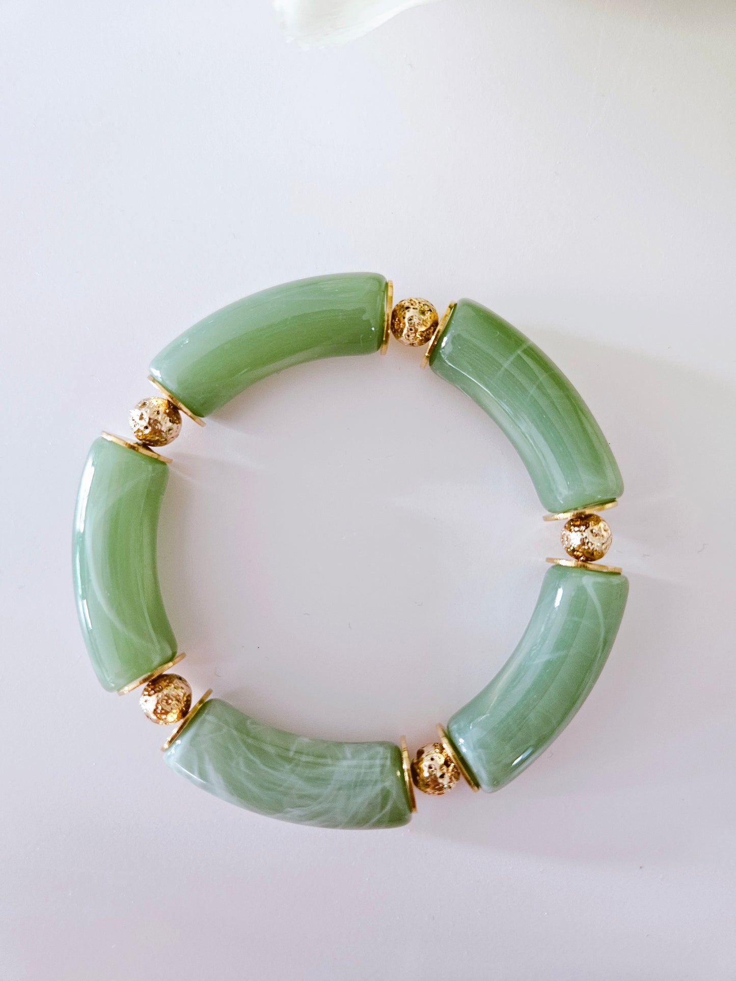 EVA | MAXI jonc Vert Beige