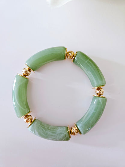 EVA | MAXI jonc Vert Beige