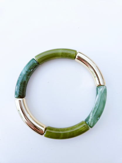 ANNA | Vert et doré