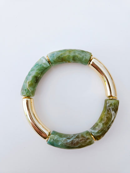 ANNA | Vert et doré