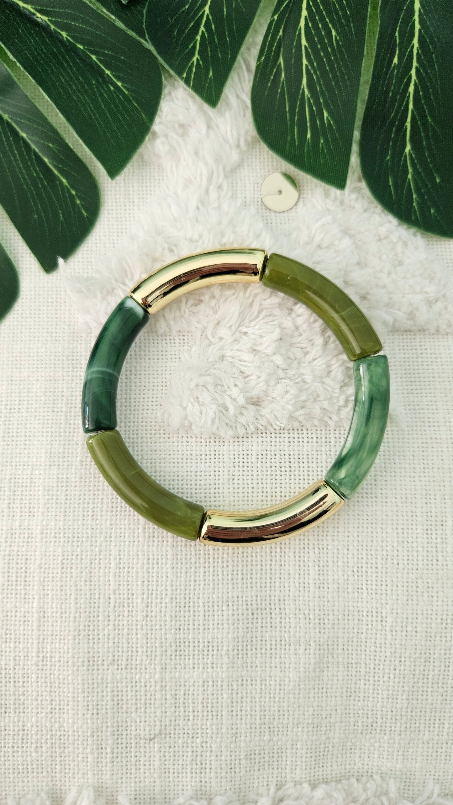 ANNA | Vert et doré