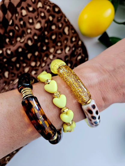 LOLA Trio | Léopard Jaune doré