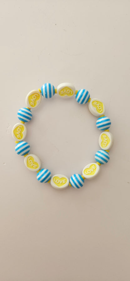 INDILA | Bracelet Love colorés
