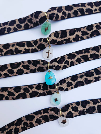 Bracelets rubans élastiques Graou Pampilles