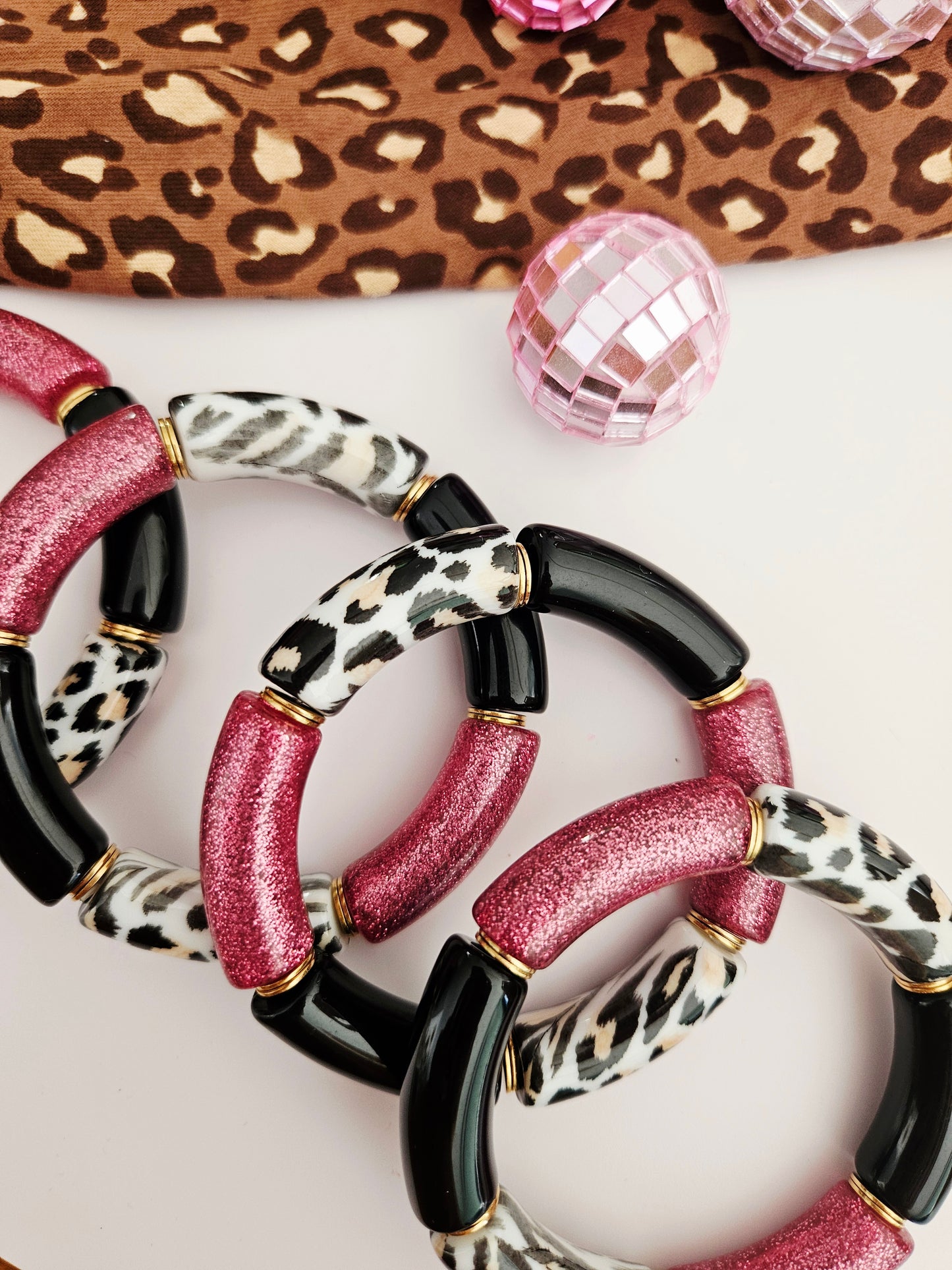 ANNA | Maxi glitter rose Graou