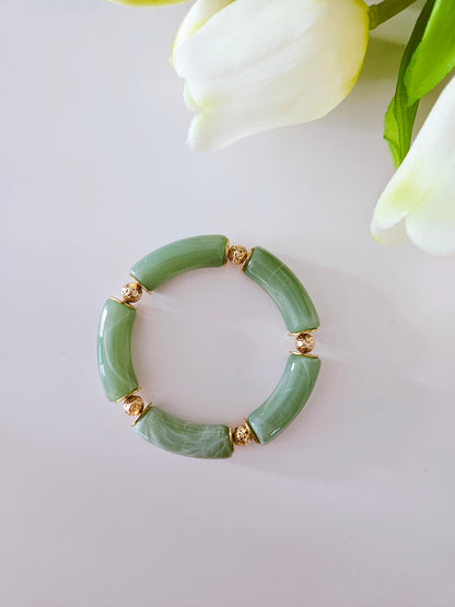 EVA | MAXI jonc Vert Beige