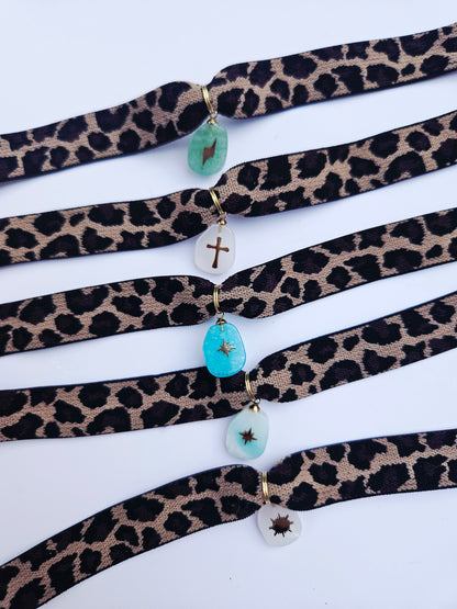 Bracelets rubans élastiques Graou Pampilles