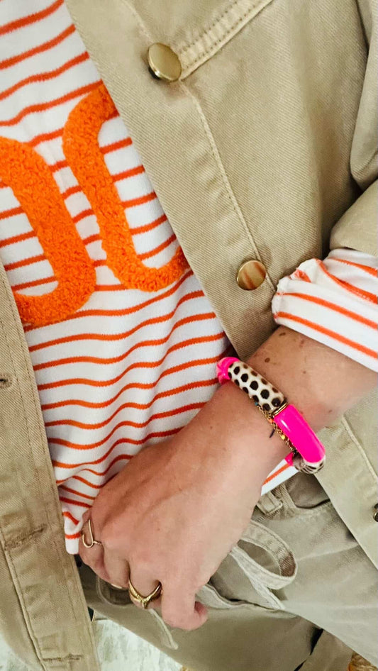 ANNA | Graou rose fluo