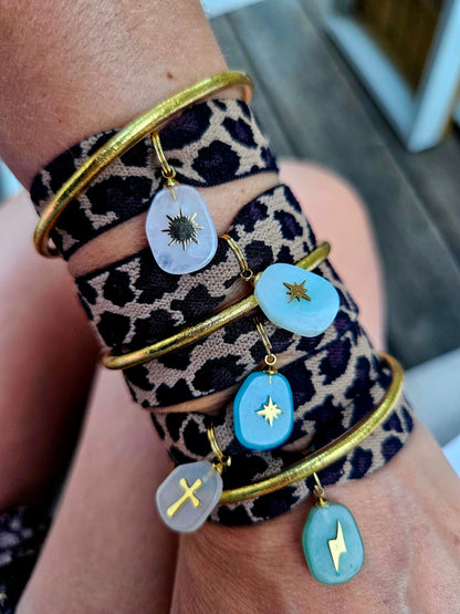 Bracelets rubans élastiques Graou Pampilles