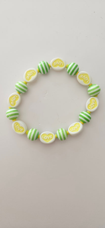 INDILA | Bracelet Love colorés